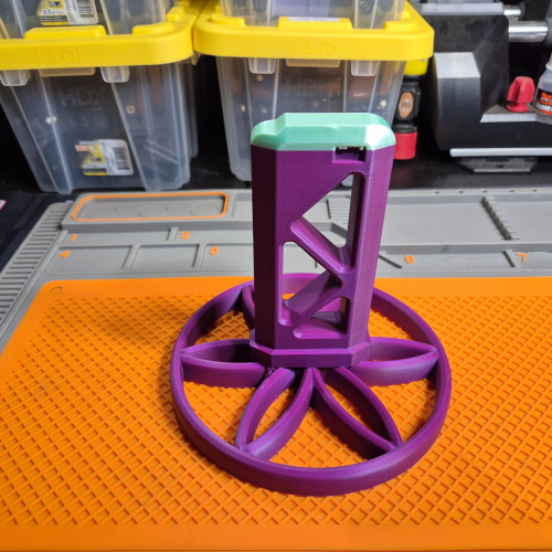 Purple M4 Stand - 5 Pointed Star