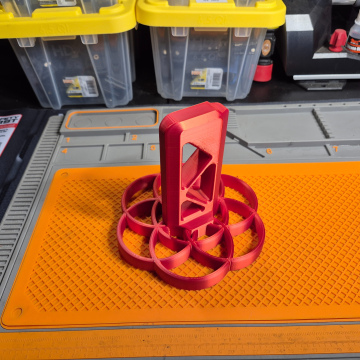 Red M4 Stand - Seed of Life